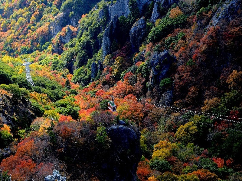 画像：寒霞渓＆紅雲亭ロープウェイ