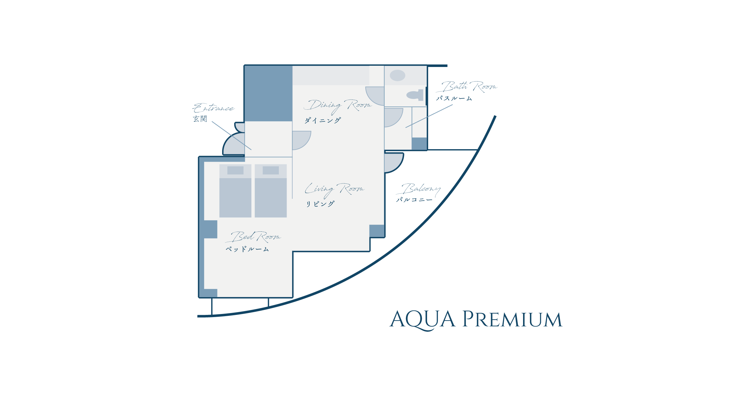 AQUA Premium 間取り図