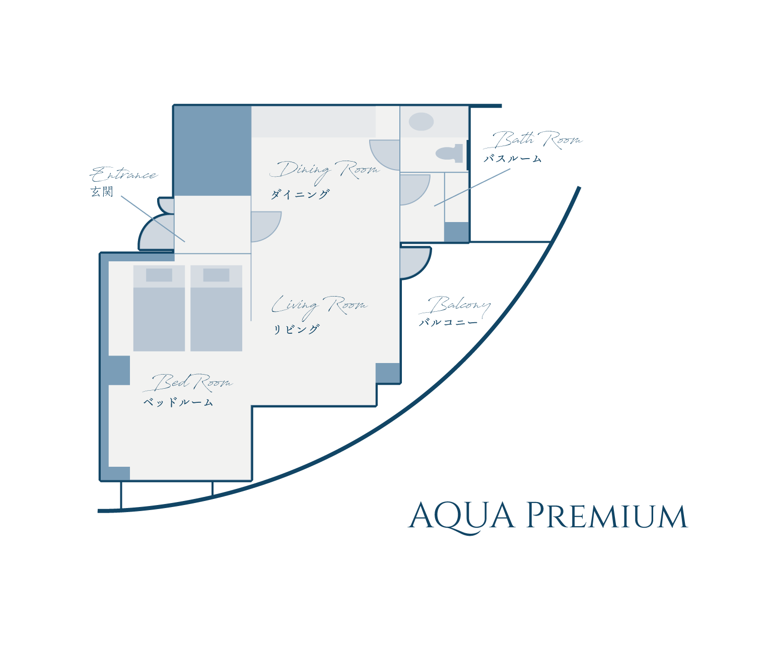 AQUA Premium 間取り図