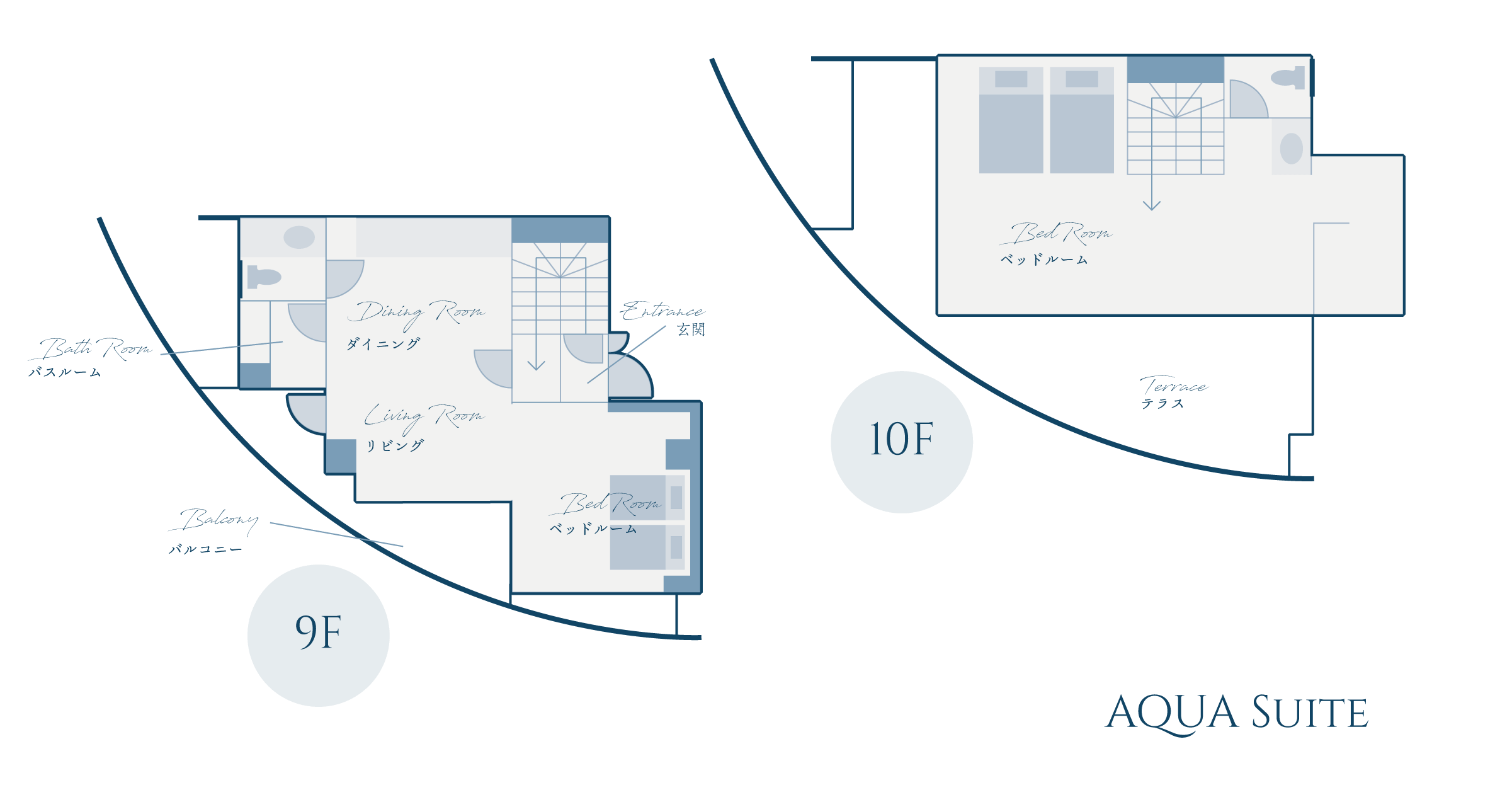 AQUA Suite 間取り図