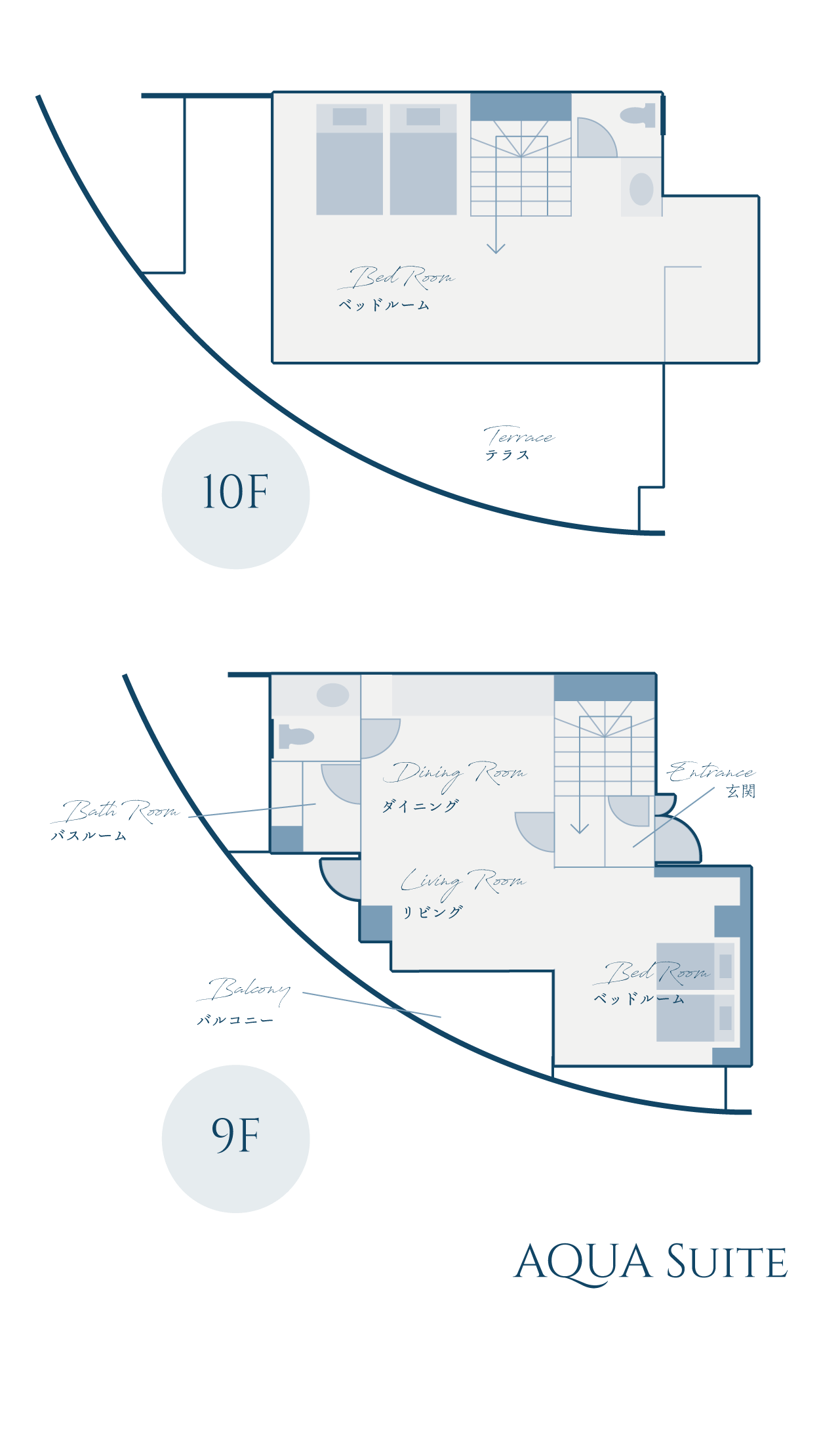 AQUA Suite 間取り図